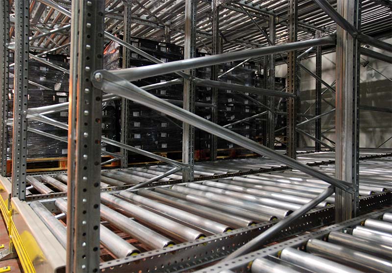 scaffalatura-gravita portapallets